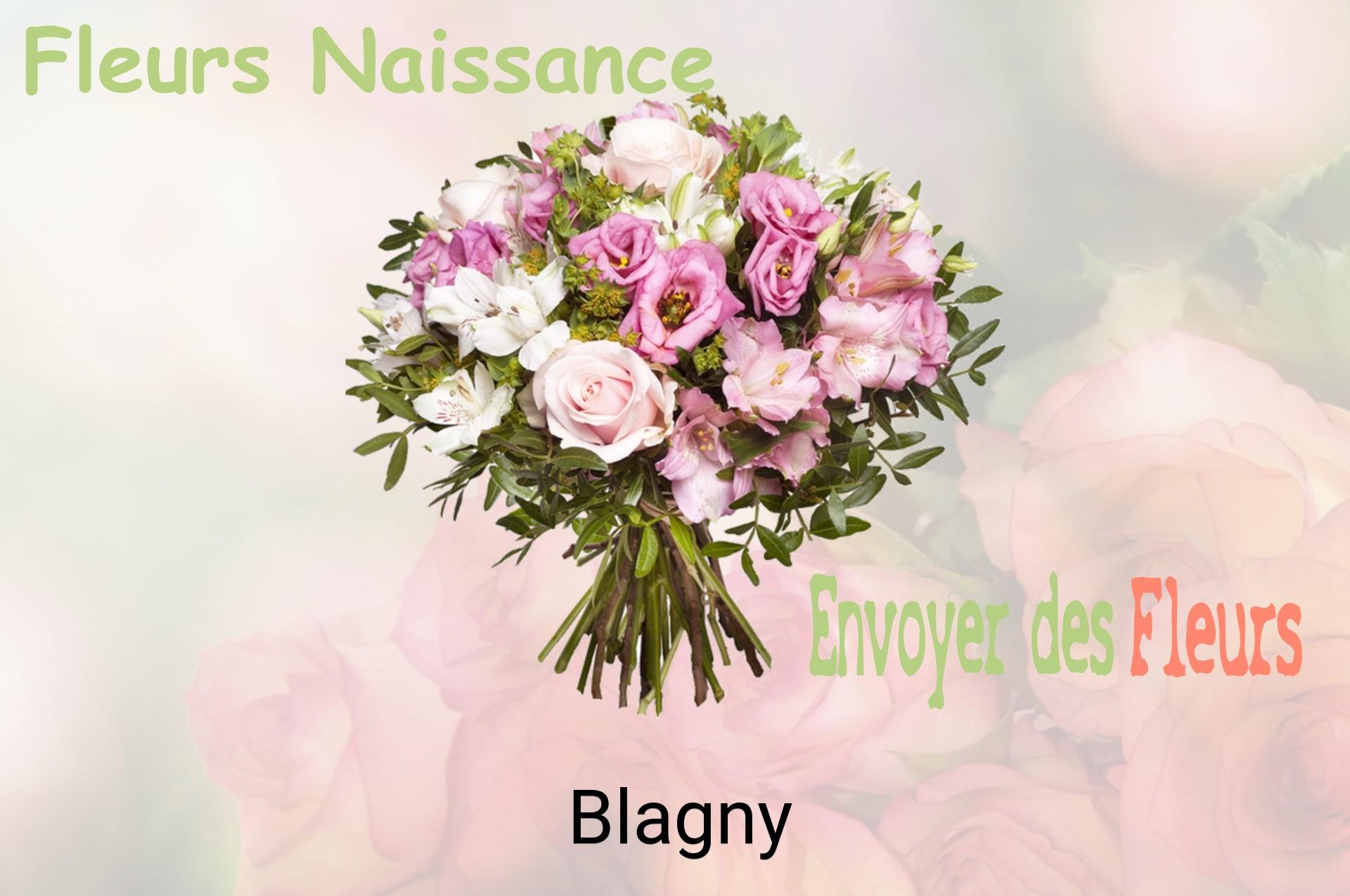 Bouquet de fleurs de naissance livré à Blagny
